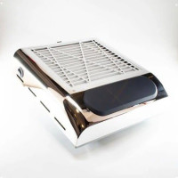 Вытяжка для маникюра 858-6 с фильтром Серебро глянец